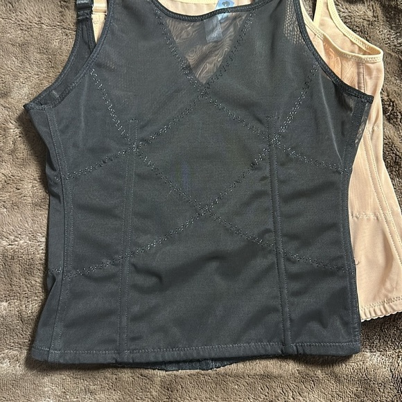 HEAVENLY SHAPEWEAR-  2- Adjustable Tank Top Body Shaper/Vintage Corset Sz 1X - Picture 7 of 13